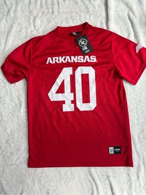 Genuine Collective NCAA Mens Arkansas Razorbacks Football #40 Jackson Jersey